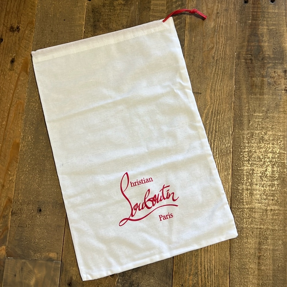 CHRISTIAN LOUBOUTIN dust bag NEW 14”x9.5” - b